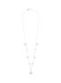 Main View - Click To Enlarge - YOKO LONDON - Petal Diamond Cultured Pearl 18K White Gold Pendant Necklace