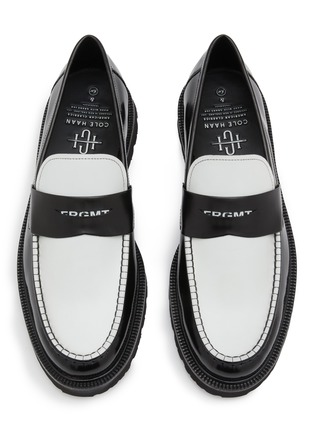 Detail View - Click To Enlarge - COLE HAAN - x fragment design American Classics Penny Patent Leather Loafers