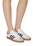 Figure View - Click To Enlarge - ADIDAS - Samba Decon Leather Low Top Sneakers