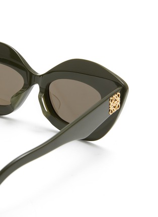 Detail View - Click To Enlarge - LOEWE - Acetate Retro Cateye Sunglasses