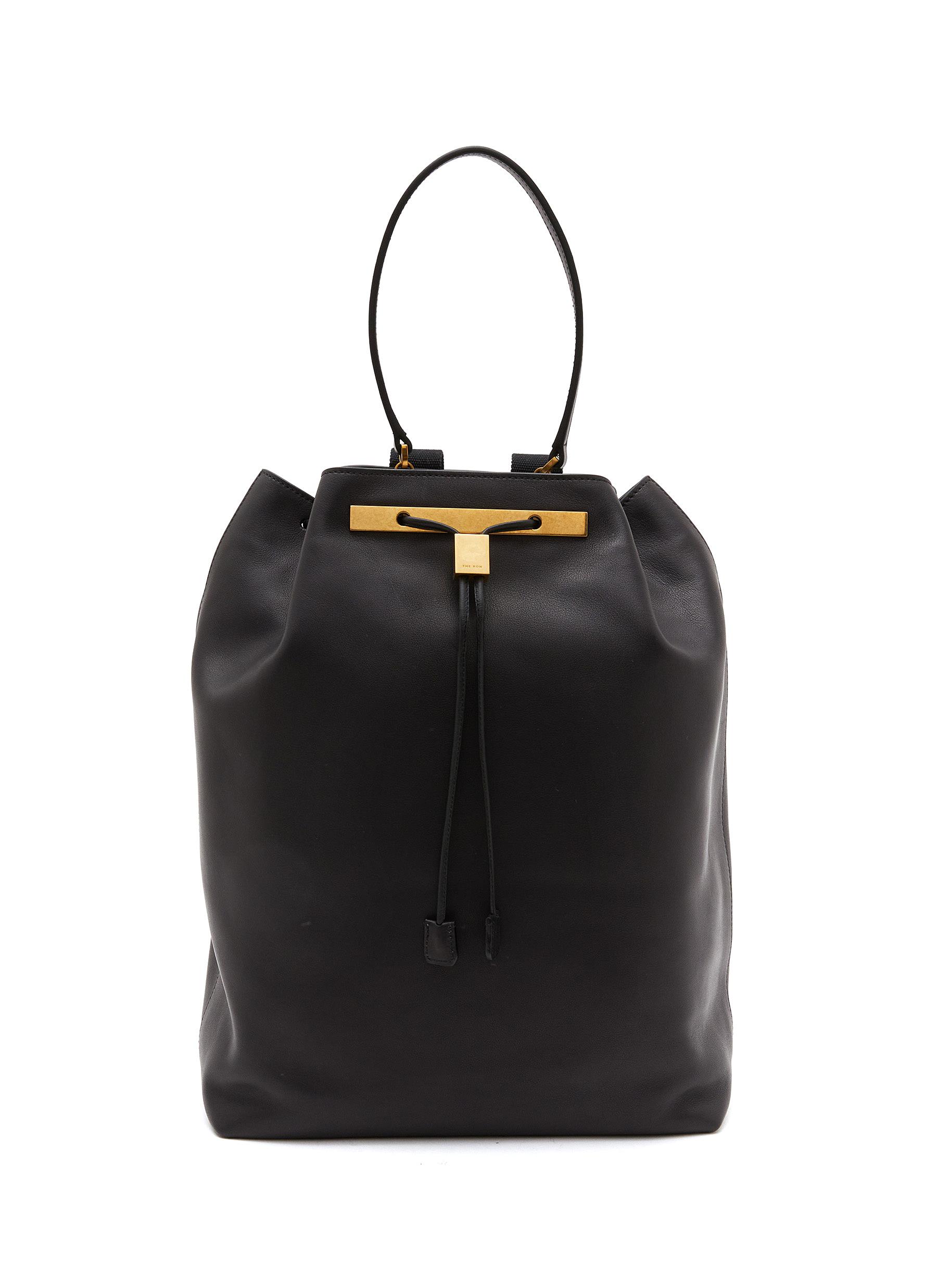 THE ROW | 11 Leather Backpack | BLACK | Women | Lane Crawford