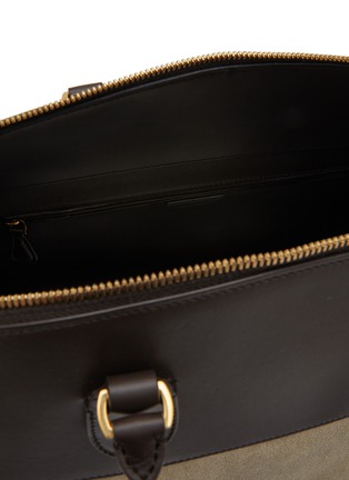Detail View - Click To Enlarge - THE ROW - George Leather Denim Duffle Bag