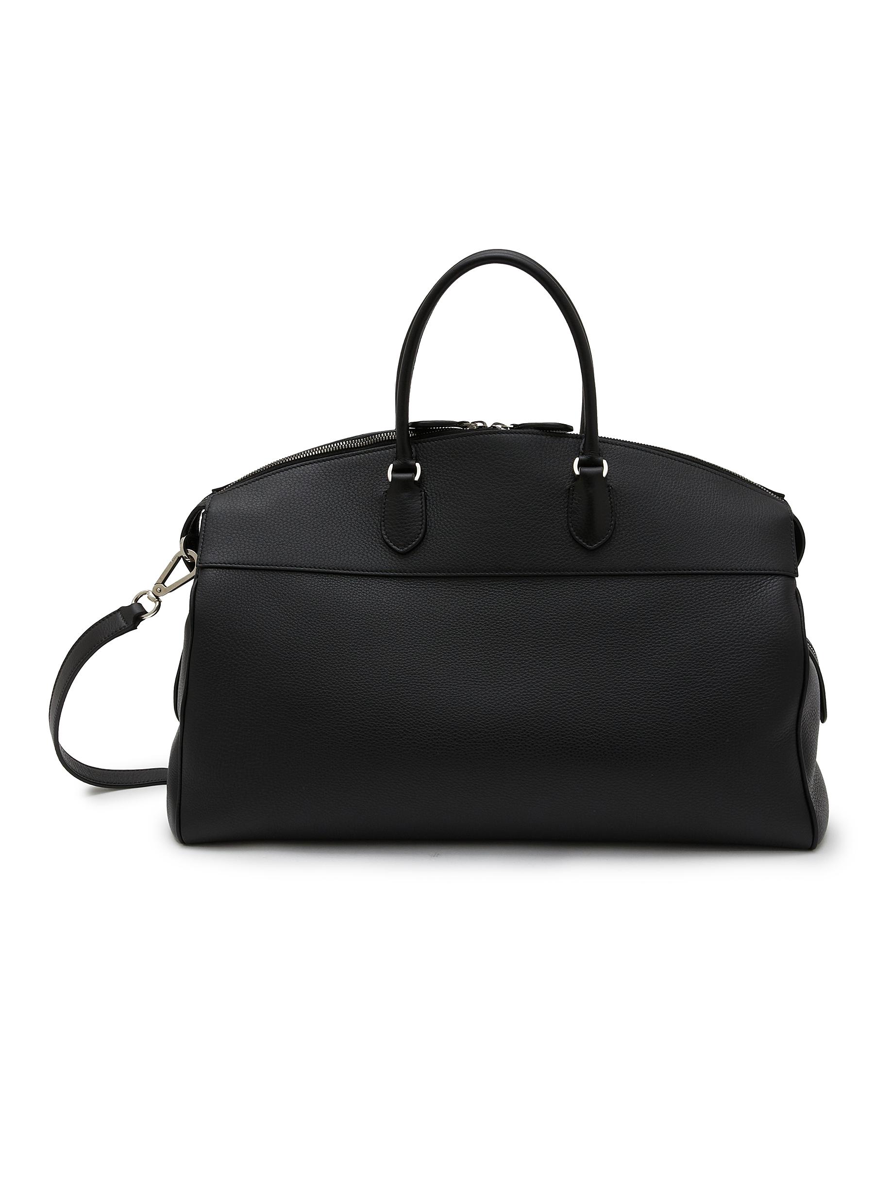 George Grained Leather Duffle Bag