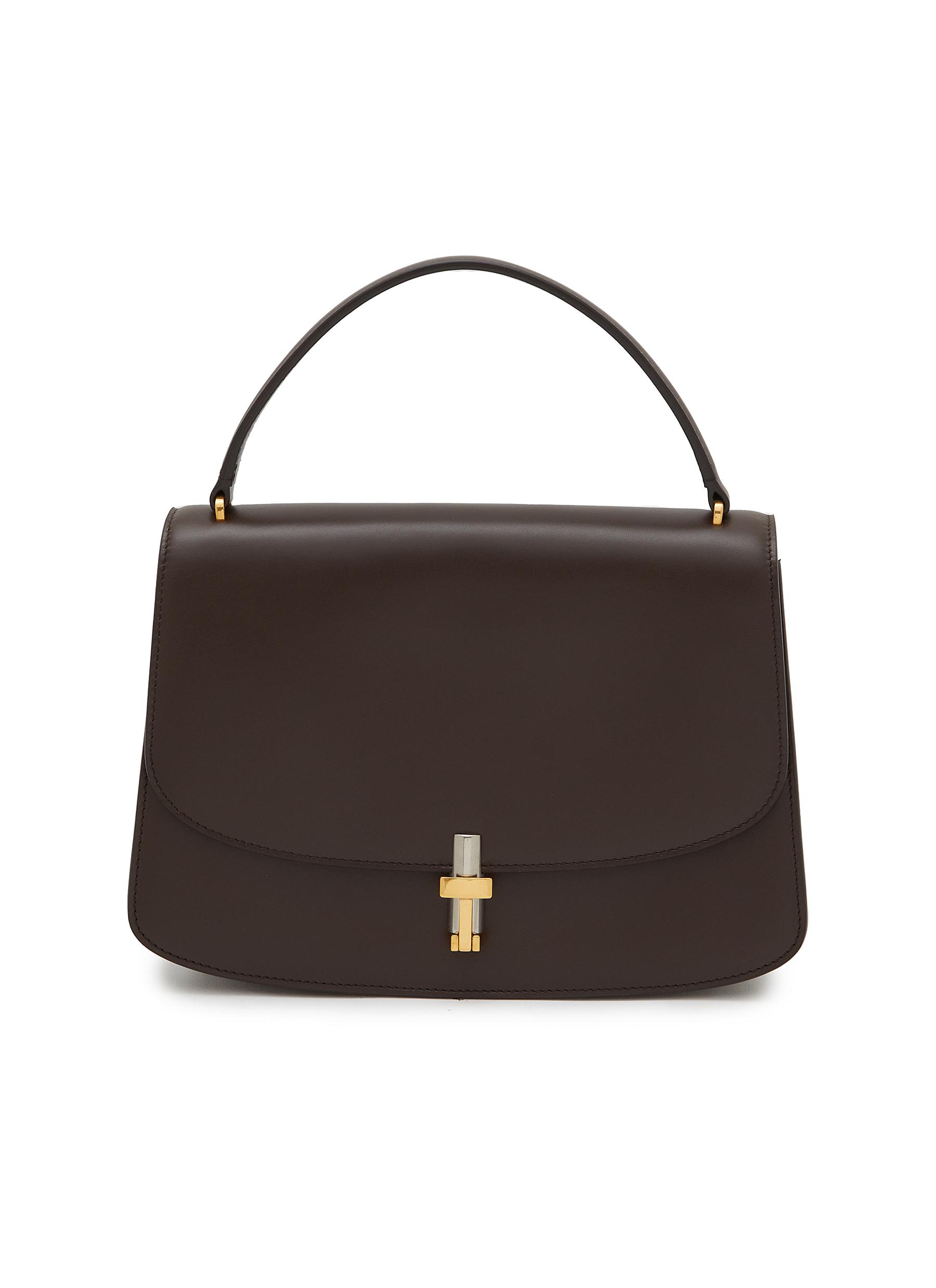 The Row レディース Sofia 10.00 ハンドバッグ THE ROW | Sofia 10.00 Leather Handbag | BROWN | Women | Lane