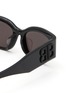 Detail View - Click To Enlarge - BALENCIAGA - Acetate Round Sunglasses