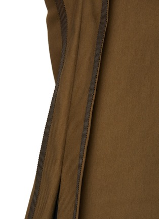  - SACAI - Asymmetrical Sleeve Front Pocket Jersey T-Shirt