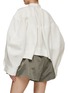 Back View - Click To Enlarge - SACAI - Balloon Sleeve Silk Cotton Shirt