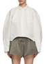 Main View - Click To Enlarge - SACAI - Balloon Sleeve Silk Cotton Shirt