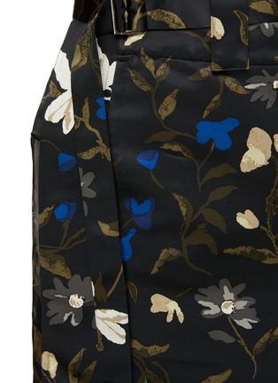  - SACAI - Floral Print Flowy Midi Skirt