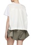 Back View - Click To Enlarge - SACAI - Nylon Twill Back Jersey T-Shirt