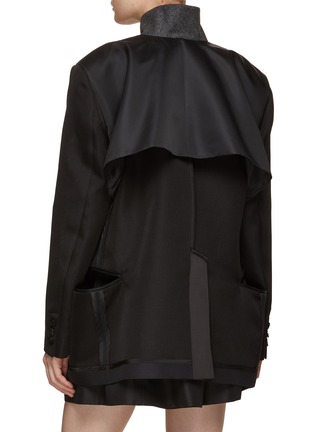 Back View - Click To Enlarge - SACAI - Cut Out Blazer Jacket