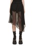 Main View - Click To Enlarge - SACAI - Asymmetrical Sheer Silk Chiffon Skirt
