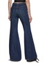 Back View - Click To Enlarge - SACAI - High Waisted Belted Flared Jeans