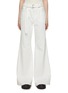 Main View - Click To Enlarge - SACAI - Belted Flared Leg Jeans