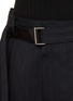  - SACAI - Belted Chalk Stripe Shorts