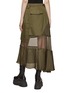 Back View - Click To Enlarge - SACAI - Asymmetrical Sheer Chiffon Panel Skirt