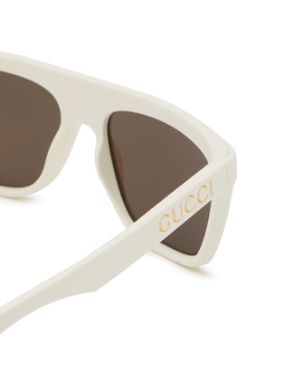 Detail View - Click To Enlarge - GUCCI - Acetate Square Sunglasses