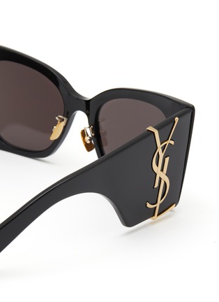 Detail View - Click To Enlarge - SAINT LAURENT - Acetate Cat Eye Sunglases