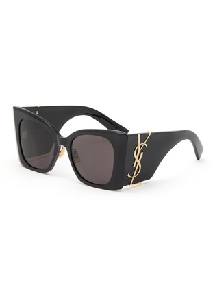 Main View - Click To Enlarge - SAINT LAURENT - Acetate Cat Eye Sunglases