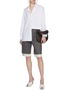 Figure View - Click To Enlarge - PETER DO - Lined Tailored Shorts