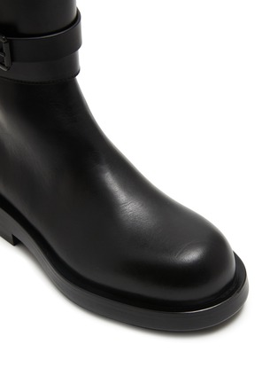 Detail View - Click To Enlarge - ANN DEMEULEMEESTER - Ted Detachable Shaft Leather Riding Boots