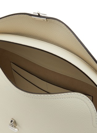 Detail View - Click To Enlarge - TOTEME - Lock Top Handle Leather Flap Bag