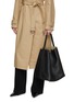 Figure View - Click To Enlarge - TOTEME - Large Belted Leather Tote