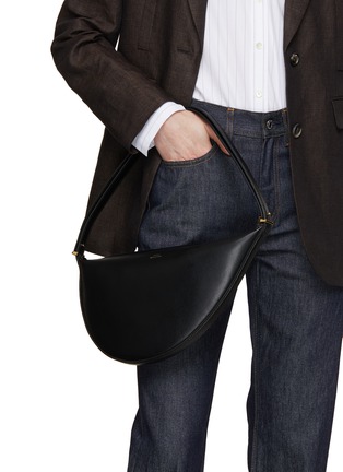 Figure View - Click To Enlarge - TOTEME - Scoop Leather Shoulder Bag