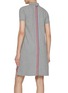 Back View - Click To Enlarge - THOM BROWNE  - Stripe Trim Cotton Polo Dress