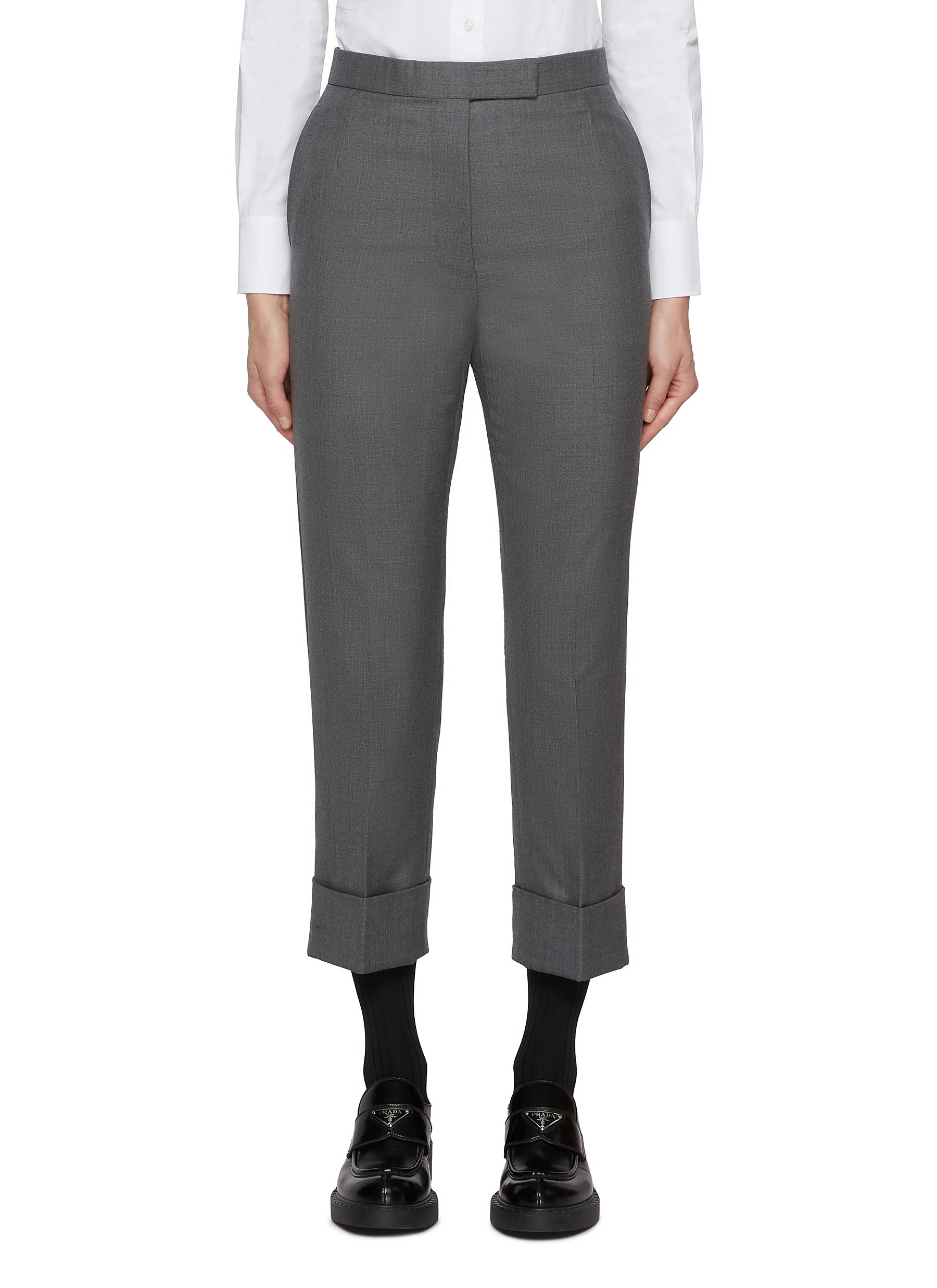 パンツ THOM BROWNE Women Straight Pants FTC392A04346 035 GREY s-l400.jpg
