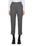 Main View - Click To Enlarge - THOM BROWNE  - Classic Backstrap Cropped Wool Trousers