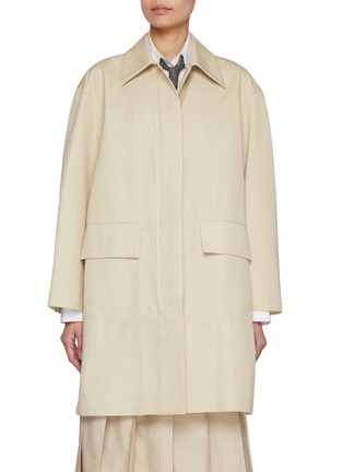 Main View - Click To Enlarge - THOM BROWNE  - Waterproof Cotton Raincoat