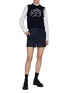 Figure View - Click To Enlarge - THOM BROWNE  - Rose Intarsia Wool Knit Top