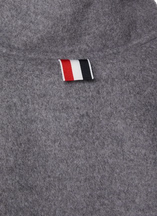  - THOM BROWNE  - Raglan Sleeve Wool Cashmere Coat