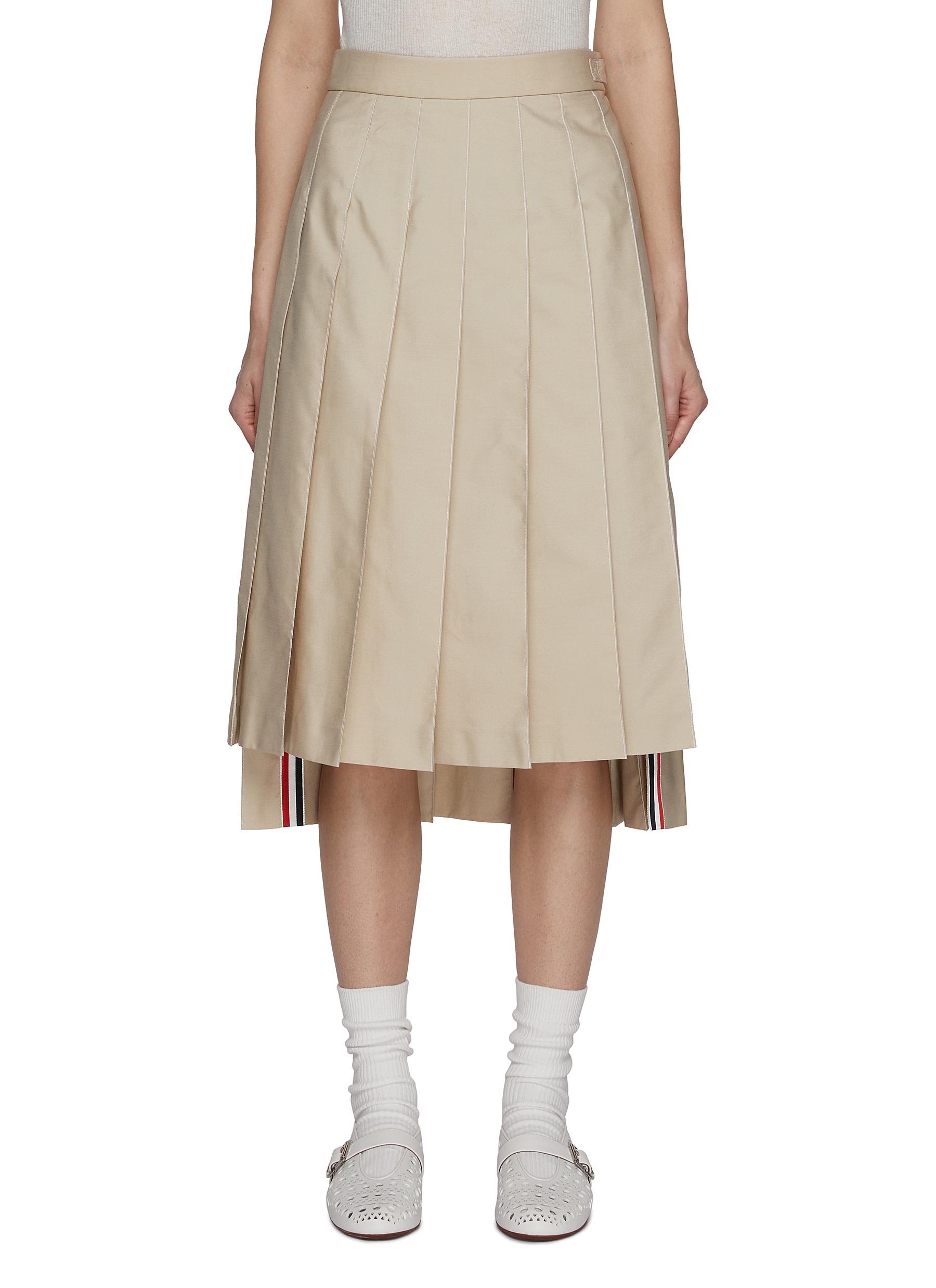 melt the lady back pleats skirt