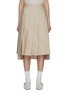 Main View - Click To Enlarge - THOM BROWNE  - Dropped Back Pleated Midi Skirt