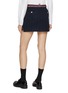 Back View - Click To Enlarge - THOM BROWNE  - Striped Waist Tweed Mini Skirt