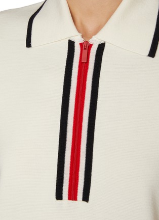  - THOM BROWNE  - Milano Sitch Wool Polo Dress