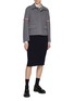 Figure View - Click To Enlarge - THOM BROWNE  - RWB Stripe Wool Cashmere Jacket