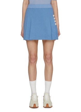 Main View - Click To Enlarge - THOM BROWNE  - Mini Side Pleated Skirt