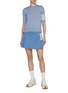 Figure View - Click To Enlarge - THOM BROWNE  - Mini Side Pleated Skirt
