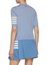 Back View - Click To Enlarge - THOM BROWNE  - Jersey Stitch Wool T-Shirt