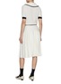 Back View - Click To Enlarge - THOM BROWNE  - Pointelle Peter Pan Collar Dress