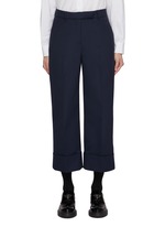 パンツ Thom Browne Bicolor Wool Cropped Trousers THOM BROWNE | Classic Backstrap Cropped Wool Trousers