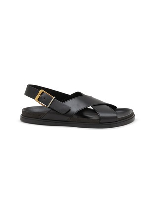 Main View - Click To Enlarge - THE ROW - Buckle Strap Leather Sandals