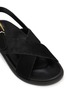 Detail View - Click To Enlarge - THE ROW - Buckle Strap Pony Hair Leather Sandals