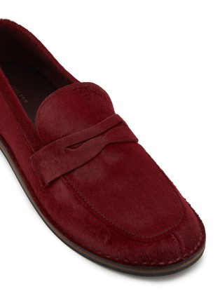 Detail View - Click To Enlarge - THE ROW - Cary Pony Hair Leather Loafers
