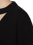  - RICK OWENS  - Eclipse Front Strap V-Neck Sweater