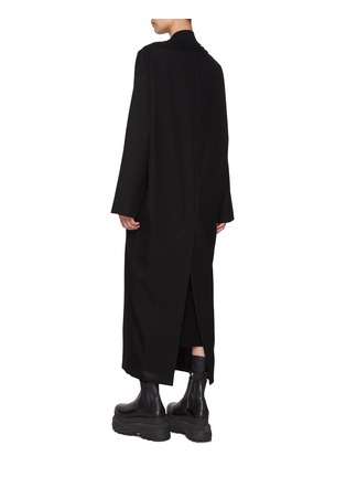 Back View - Click To Enlarge - RICK OWENS  - Drill Island Coat