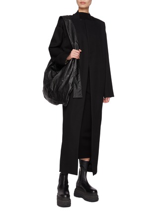 Figure View - Click To Enlarge - RICK OWENS  - Drill Island Coat